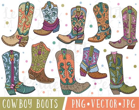 Clipart Cowgirl Boots