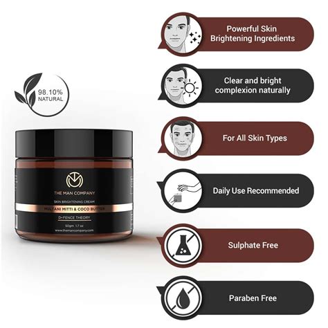 Buy THE MAN COMPANY SKIN BRIGHTENING CREAM MULTANI MITTI AND COCO ...