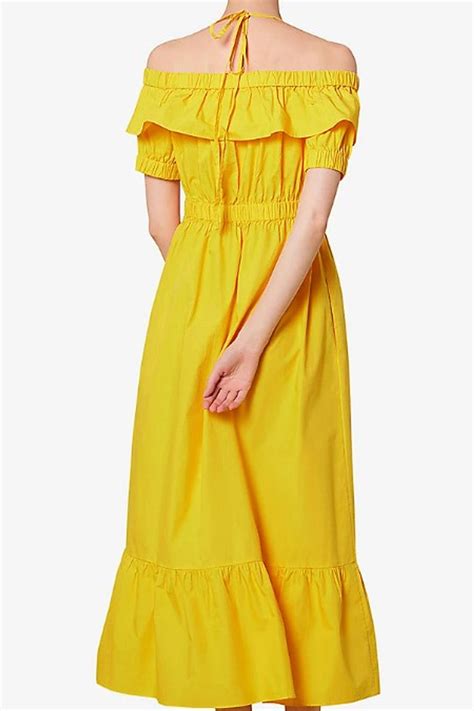 Nebulous yellow Dress – Styched Fashion