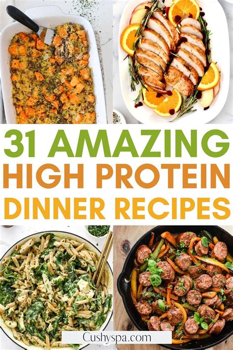31 High Protein Dinner Ideas | High protein recipes dinner, Protein ...