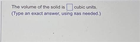 Image result for Volume of Revolved Solid