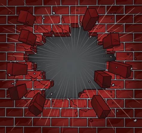 Image result for Exploding Brick Wall