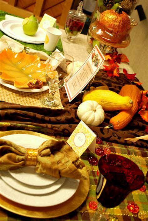 Amorris: Thanksgiving Place Setting Ideas on a Budget