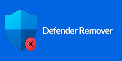 Image result for Windows Defender Remover
