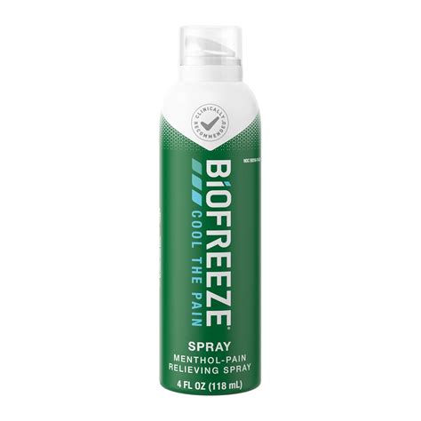 Biofreeze Pain Relief Spray, 4 oz., Pack of 2 India | Ubuy