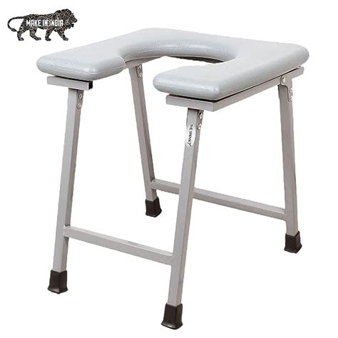 THE SRDVX 7® Commode Stool | Premium Folding Powder Coated Metal Shower ...