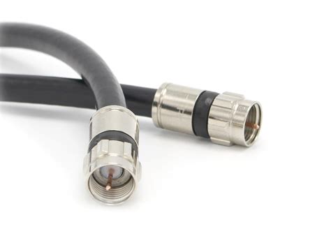 Buy 3 Foot (36 Inch) Black - Solid Copper Coax Cable - RG6 Coaxial ...