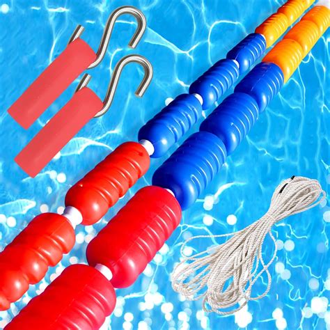 Amazon.com: Swimming Pool Safety Rope Float Lane Divider Pool Boundary ...