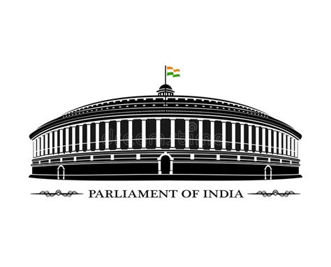 印度的议会 库存例证. 插画 包括有 印度的议会 - 59672936