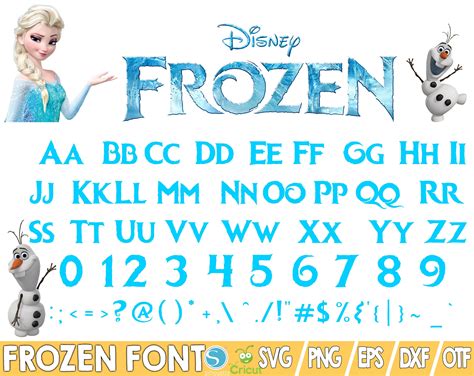Disney Frozen Font
