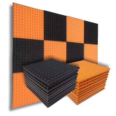 MMT Acoustix® 18Pc Pyramid Acoustic Foam, ProStudio Sound Setup ...