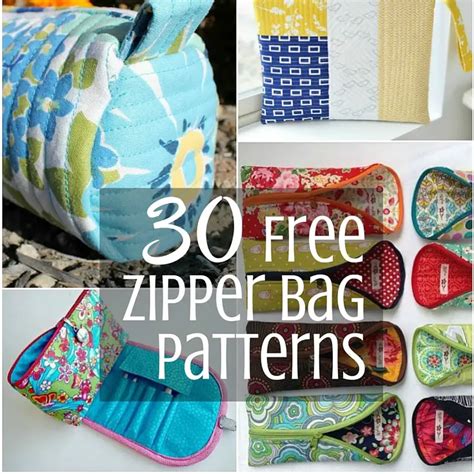 Free Zipper Bag Patterns - Sewing With Scraps