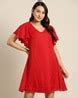 Buy Red Dresses for Women by Qurvii Online | Ajio.com