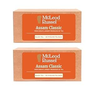 McLEOD RUSSEL 1869 Assam Classic | Pack Of 2 | 100 (50N X 2) Pyramid ...