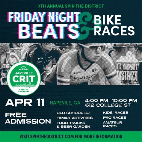 Seventh Annual Spin the District | Hapeville Crit + Street Party, 612 ...