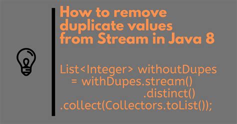 Image result for Java Program to Remove Duplicates in Map