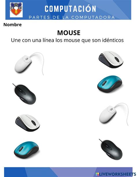 Image result for How to Use a Computer Mouse Worksheet