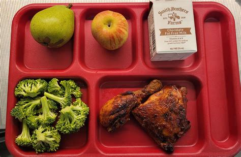 Elementary lunch: Roasted Chicken, PNW : r/schoollunches