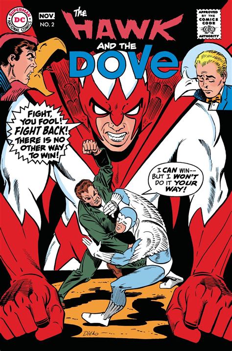 The Hawk and the Dove (1968-1969) #2 | Comic book covers, Comics, Steve ...