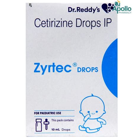 Zyrtec Oral Drops | Uses, Side Effects, Price | Apollo Pharmacy