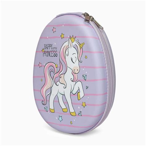 ZORSE OVAL unicorn hard pencil case with multipurpose use – Kidspark
