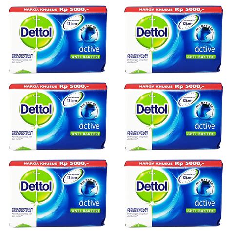 Dettol Anti-bacterial Bar Soap Active (6 Pack) – Kismet Beauty Brands