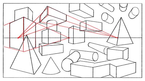 Image result for Multiple Point Perspective Drawing