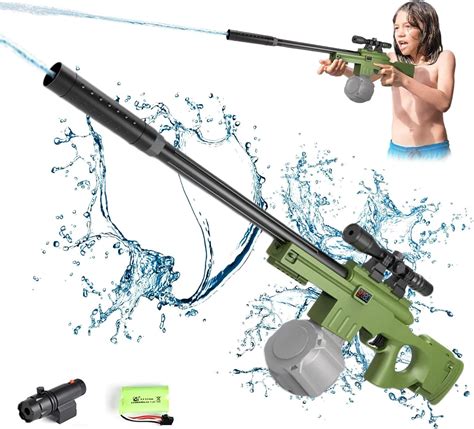 Pistolets à Eau Electriques Puissant Longue Portée AWM Water Guns Fusil ...