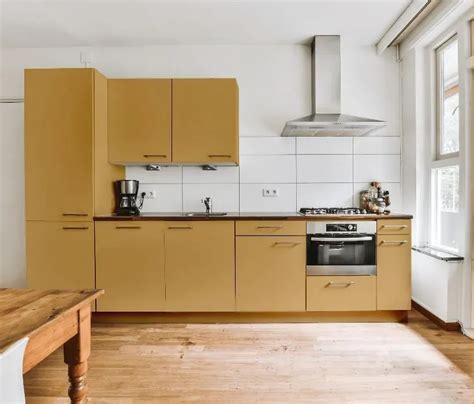 Benjamin Moore Tavern Ochre CW-375: 23 real home pictures