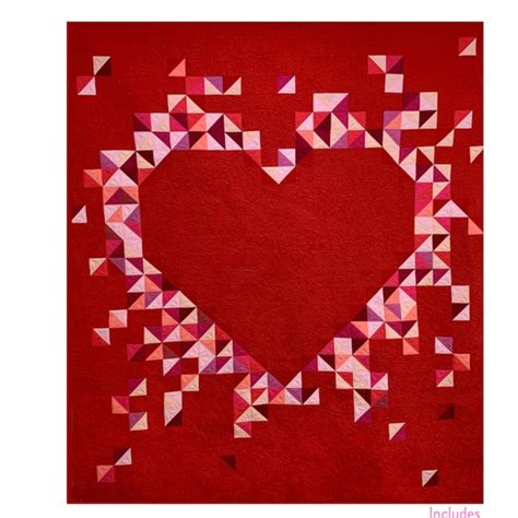Image result for Heart Quilt Pattern Designs