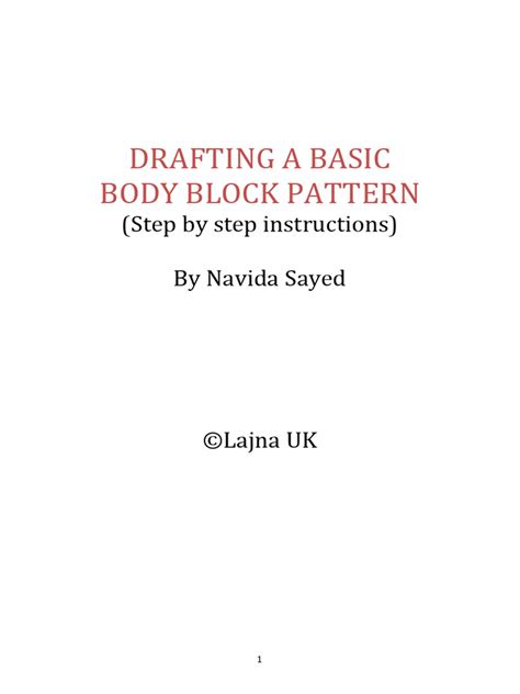 Image result for Basic Block Body Pattern Part 1