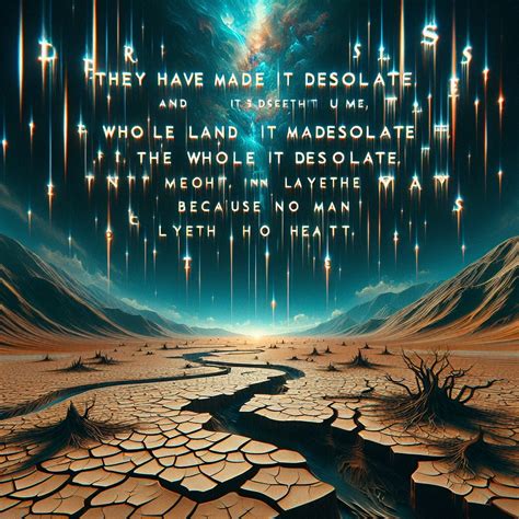 What does Jeremiah 12:11 mean? | Bible Art