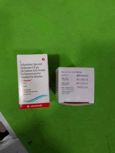 Ceftazidime - Ceftazidime And Avibactam Injection Exporter from New Delhi