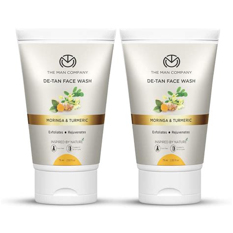 The Man Company De Tan Face Wash for Men with Turmeric & Moringa | Tan ...