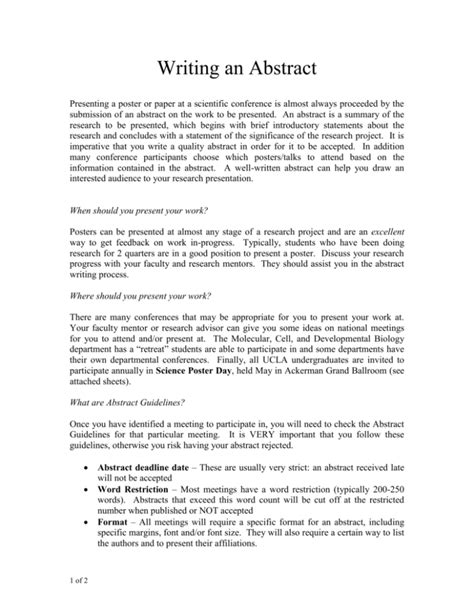 How to Write an Abstract 的图像结果