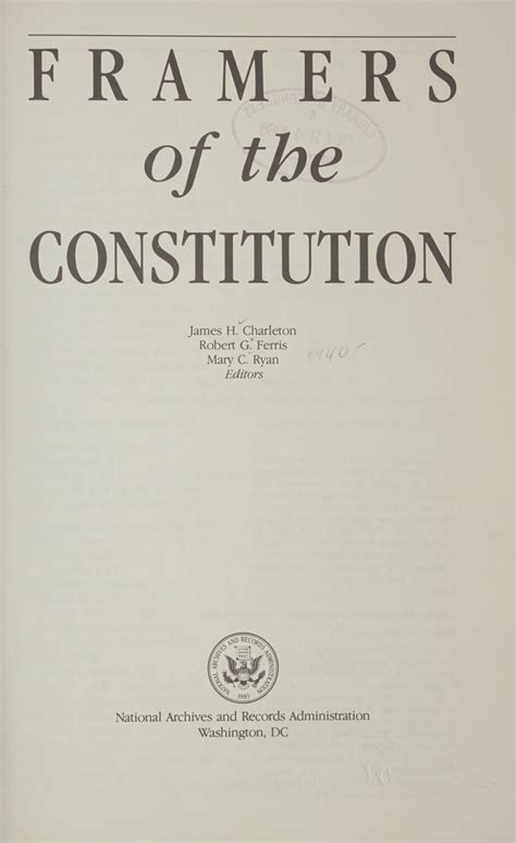 Framers of the Constitution | Library of Congress