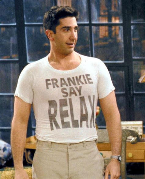 Frankie Say Relax Shirt Friends T-shirt Ross Geller Tee Frankie Say ...