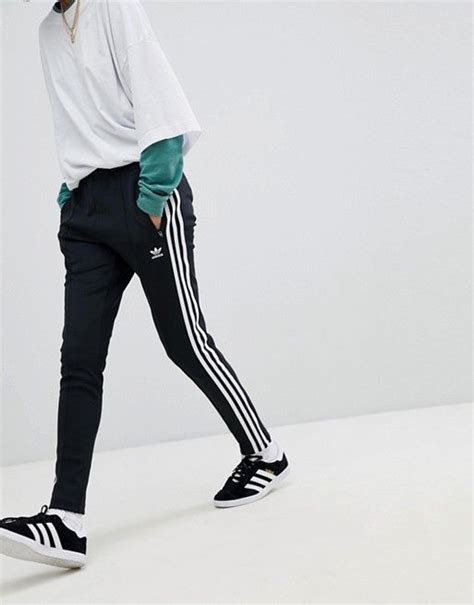 Black adidas on sale pants mens