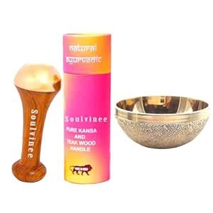GoodsHealthShop Kansa Wand face Detox Bronze Kansa Wand Body and Foot ...