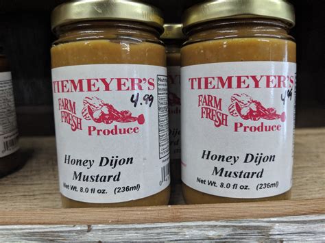Honey Dijon Mustard 8oz jar – Tiemeyers Market