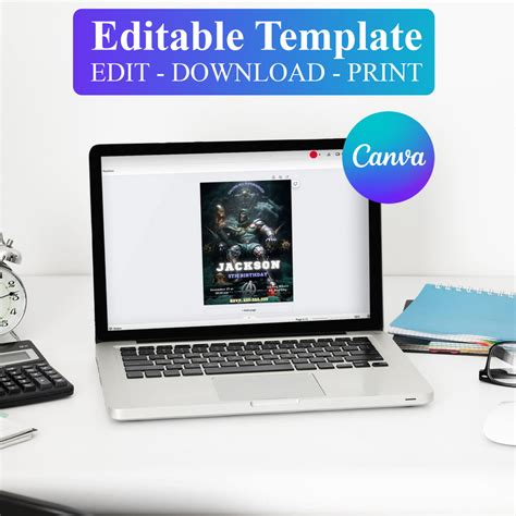 Avengers Doomsday Birthday Invitation Template | Dr Doom Invite ...