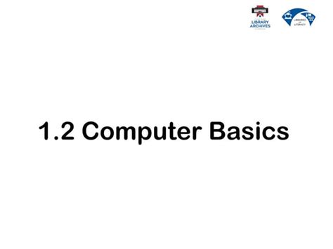 Image result for Computer Basics Presentation Cover