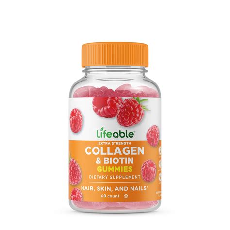 Lifeable - Collagen and Biotin - 60 Gummies | GNC