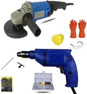 My Factor Angle Grinder with Drill Machine Combo Multicolor (DE641 ...