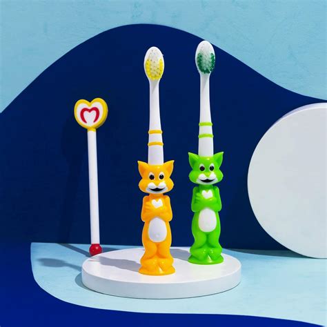 Pigeon Cool Cat Ultra Soft Toothbrush Set for Baby & Kids (Pack of 6 ...