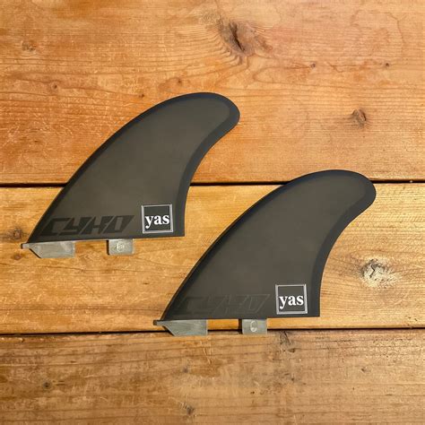 Cykoサイコyas サーフボードフィン 2枚セット FCSⅡ | BLUE SPLASH