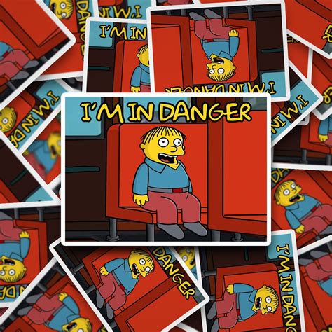 I'm in Danger simpsons Sticker - Etsy
