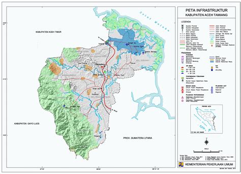 Peta Kabupaten Aceh Tamiang