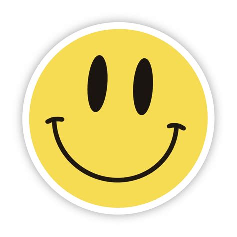 Happy Face Sticker – A Touch of Whimsy Designs