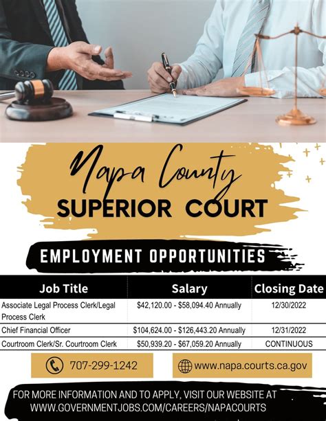 Napa County Superior Court is currently accepting applications for the ...
